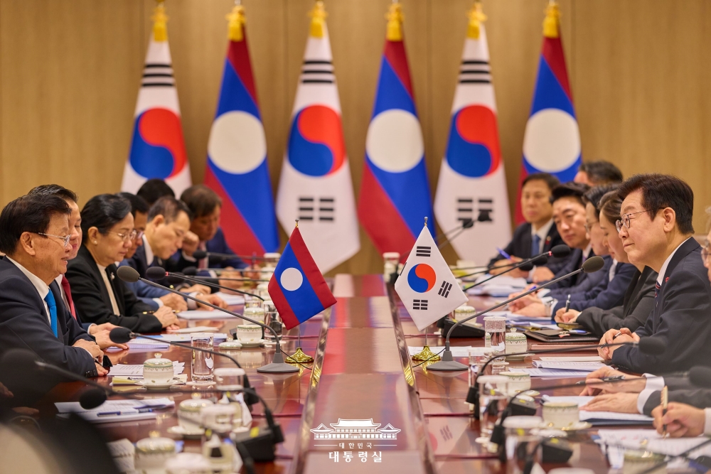 한-라오스 정상회담